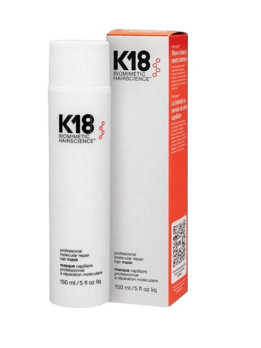 NWT K18 Professional Molecular Repair Hair Mask 150ml / 5oz PRO Salon Size